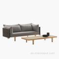 Outdoor Sofa Wasserdichte Rattan-Möbel Big Seil Sofa